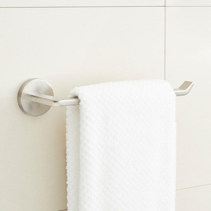 Drea 10-3/8" Wall Mounted Towel Ring, Brushed Nickel