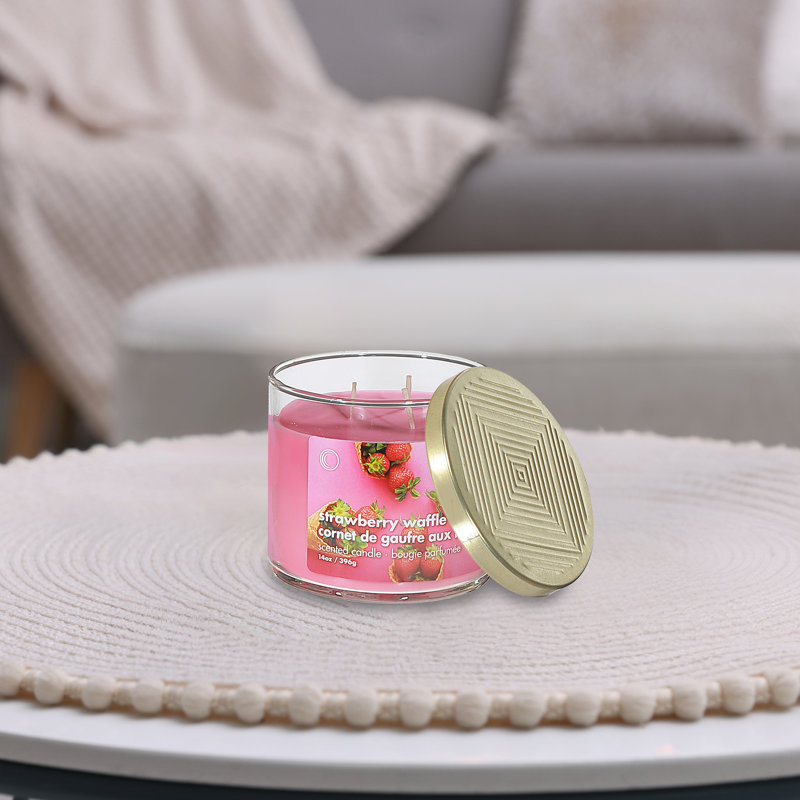 Ensemble de 2 bougies 14 oz 3 Wick Jar