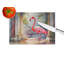 Flamingo Glass Cutting Board Large