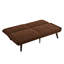 Canapé-lit convertible avec futon, canapé-lit de 63 po avec dossier réglable à 5 positions, causeuse moderne pour petits espaces, lit d'invité et salon-1480228079
