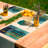 Polyester Abstract Rectangle Placemat