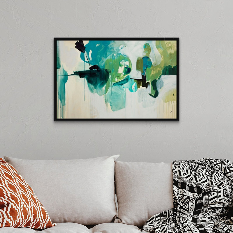 Awash With Life Canvas Wall Art, Cadre flottant blanc, H 18 po x l 26 po x P 1,75 po