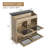 35" Tall Storage Cabinet With 4 Doors-132548603