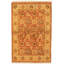 Tapis de bois one-of-kind à la main-noué la new age pako persane 18/20 rouge 4 pi 1 po x 6 pi en laine 2 po