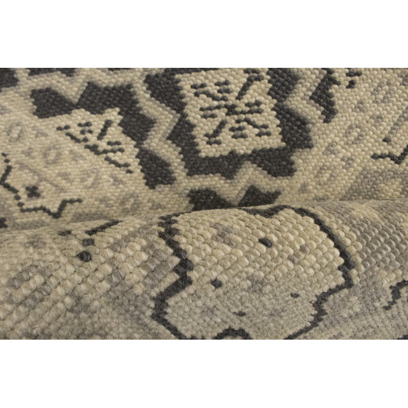 Tapis oriental gris discret 6X8 Mute