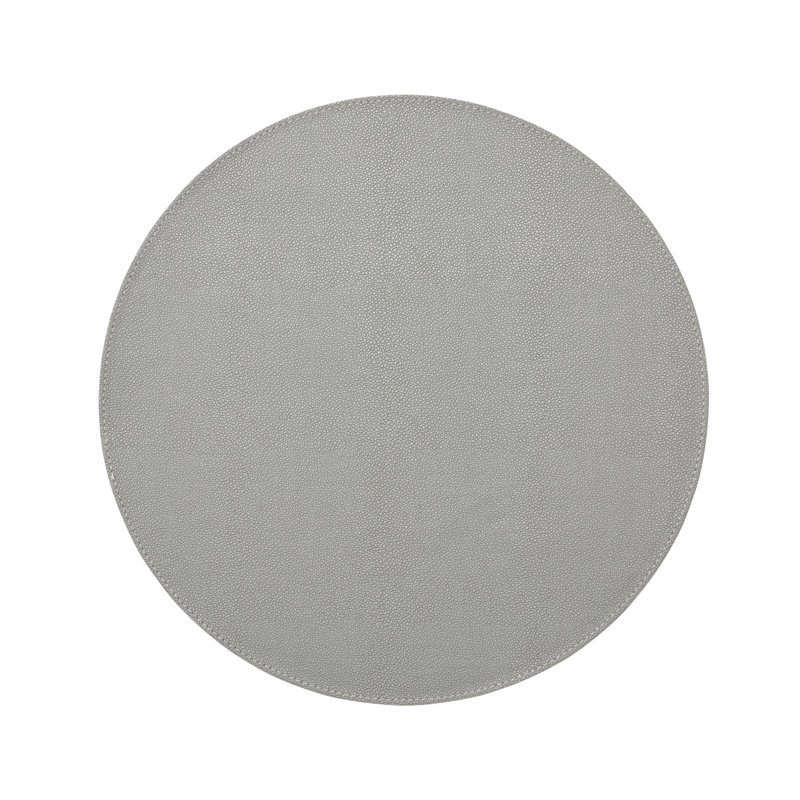 Icons Placemat, Gray/Elephant