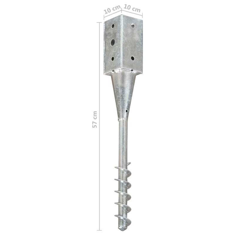 Lee Symple Stuff Silver Metal Mounting System, 57cm H x 10cm W x 10cm D