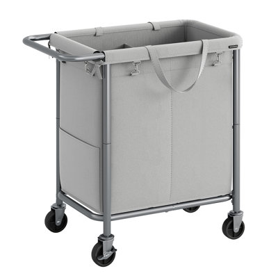 Rolling Laundry Hamper with Handles
