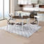 Ensemble de 2 chaises d'appoint de salle à manger de style rustique moderne avec dossier en X pour des sièges élégants et durables