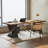 Walnut Rectangular Solid Wood Writing desk-505574459