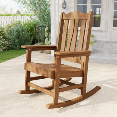 Chaise berçante d'extérieur en PEHD