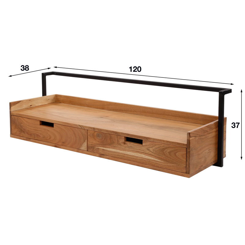 120Cm W Rectangle Floating Desk