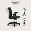 Chaise de travail ergonomique en filet Convergence-81753458-81753459
