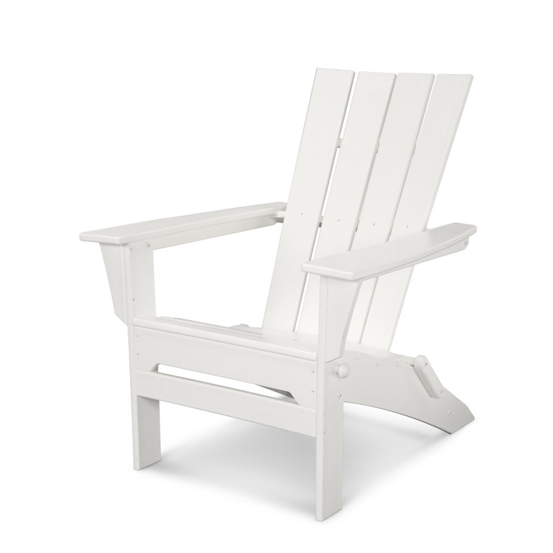 Adirondack pliant POLYWOOD Quattro, Blanc