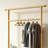 Natural Wood Hall Tree Rack-1049959536