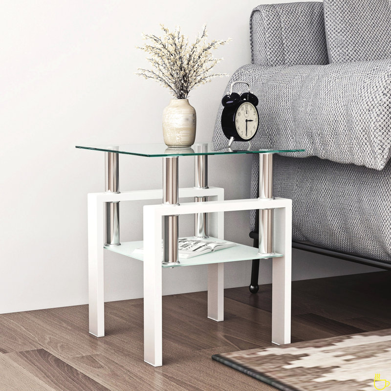 Table basse Modern, Clair, Blanc