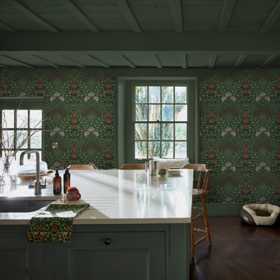 William Morris Garden Soft Wallpaper
