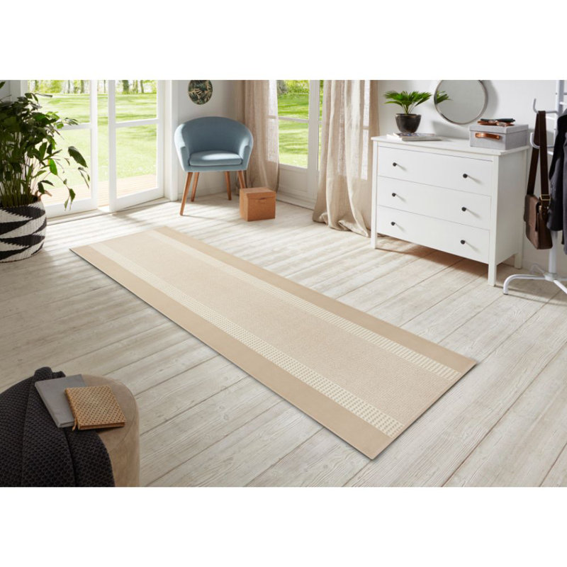 Flatweave Ivory Rug, Runner 80 x 250cm