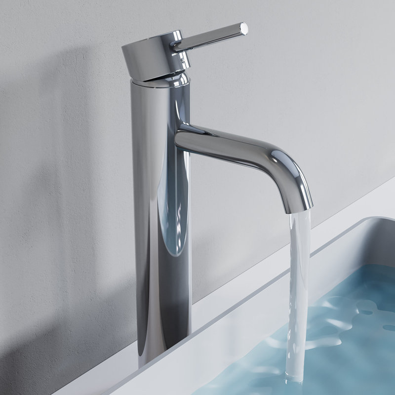 Single-handle Bathroom Faucet, Chrome