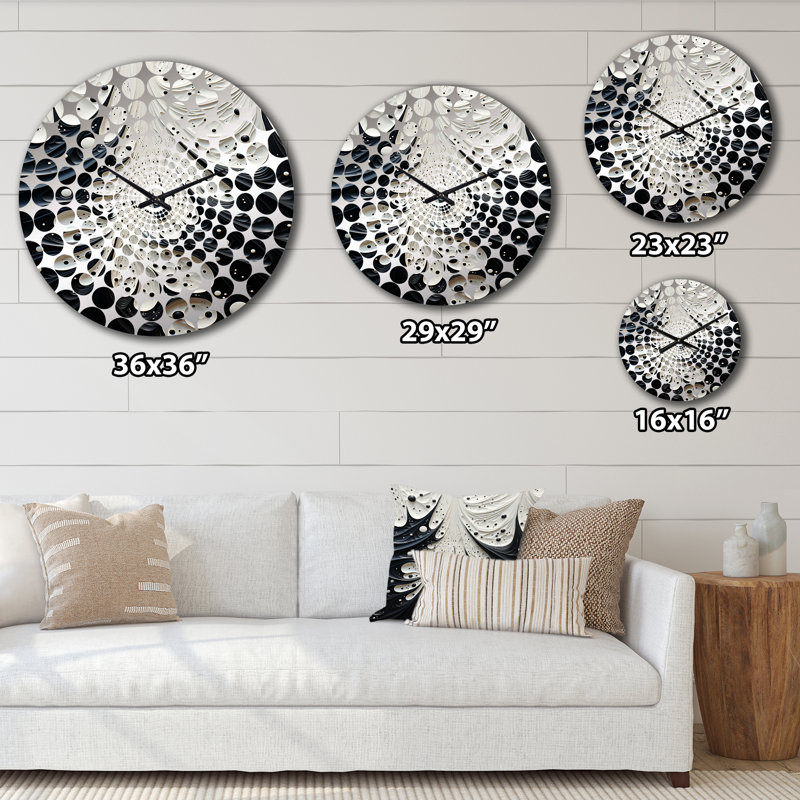 Horloge murale Raynelle - Minimalisme, Petit