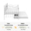 Lit de jour en métal avec couchette-38050256-38050258