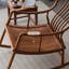 Chaise berçante en bois massif
