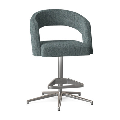 Bryant Upholstered Adjustable Height Counter Stool with Metal Frame