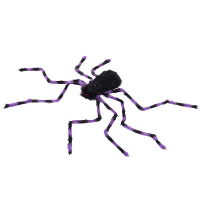 Halloween Giant Spider & Web Decorations