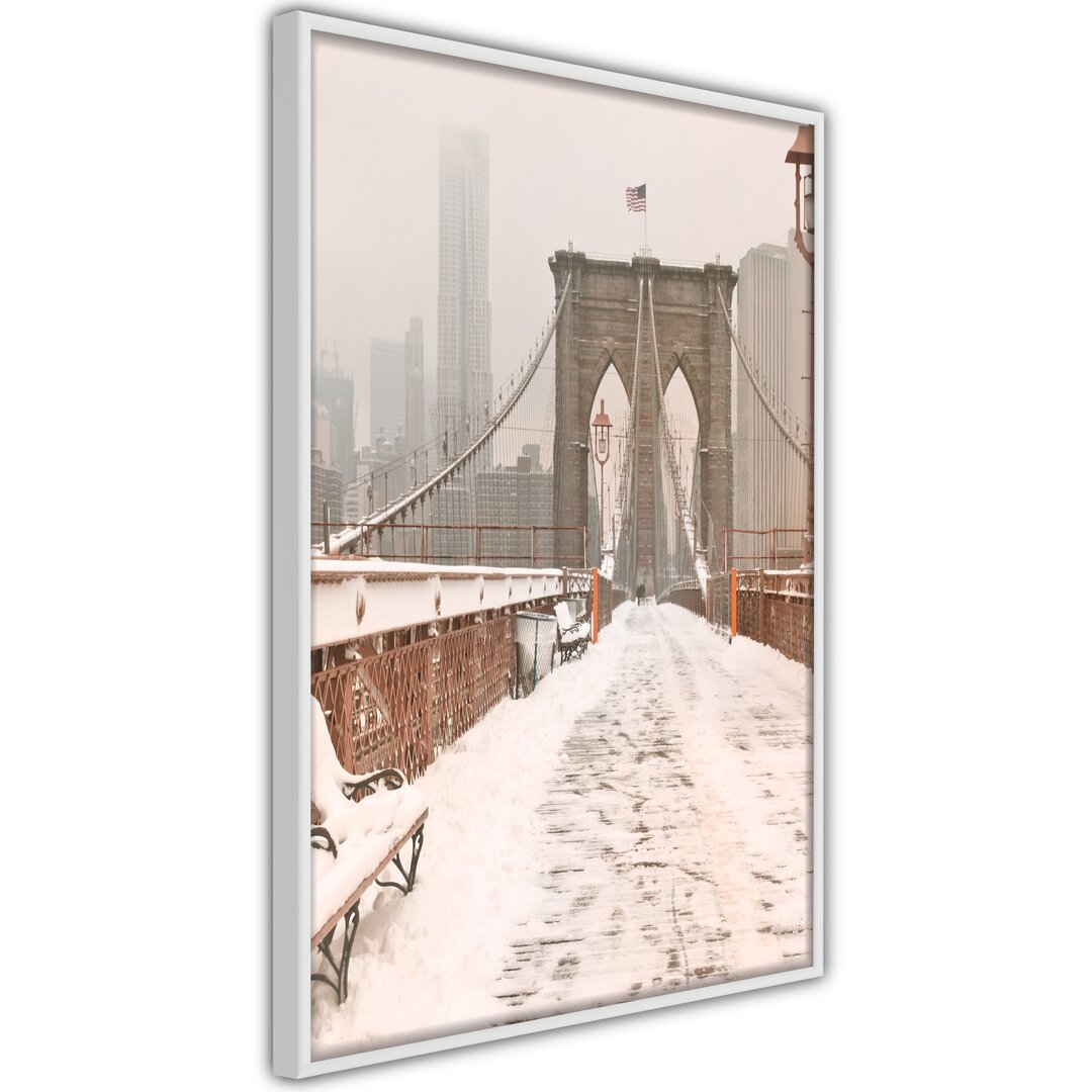 Gerahmter Fotodruck Winter in New York