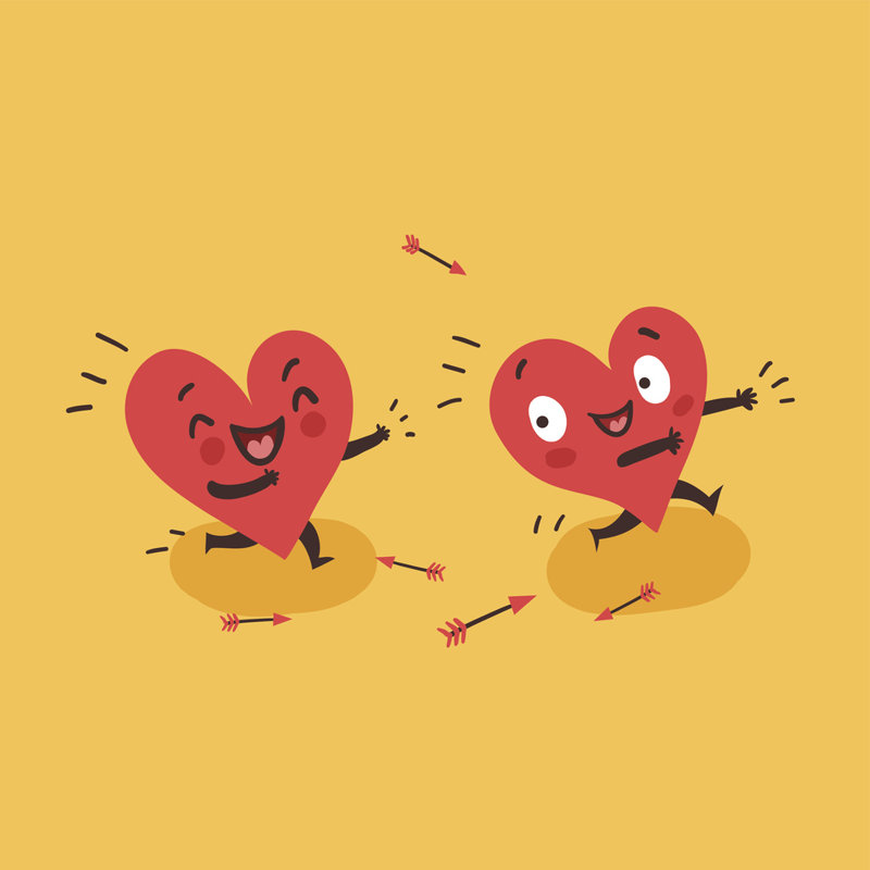 «Couple in Love Concept», impression sur toile tendue, H 12 po x l 12 po