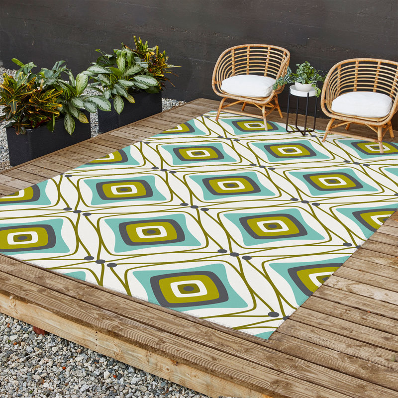 Tapis rectangulaire Iyanna avec envers antidérapant, Rectangle 8 pi x 12 pi