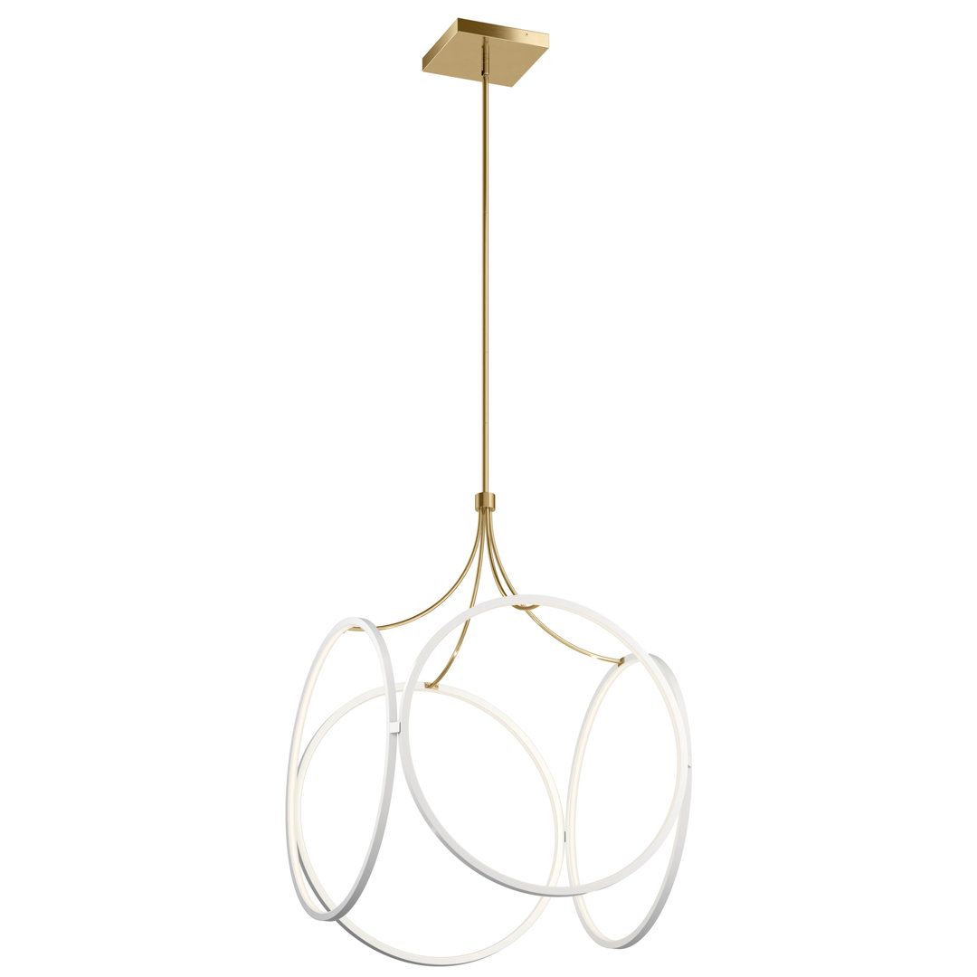 Nikiki 1 - Light LED Unique/Statement Pendant Orren Ellis 