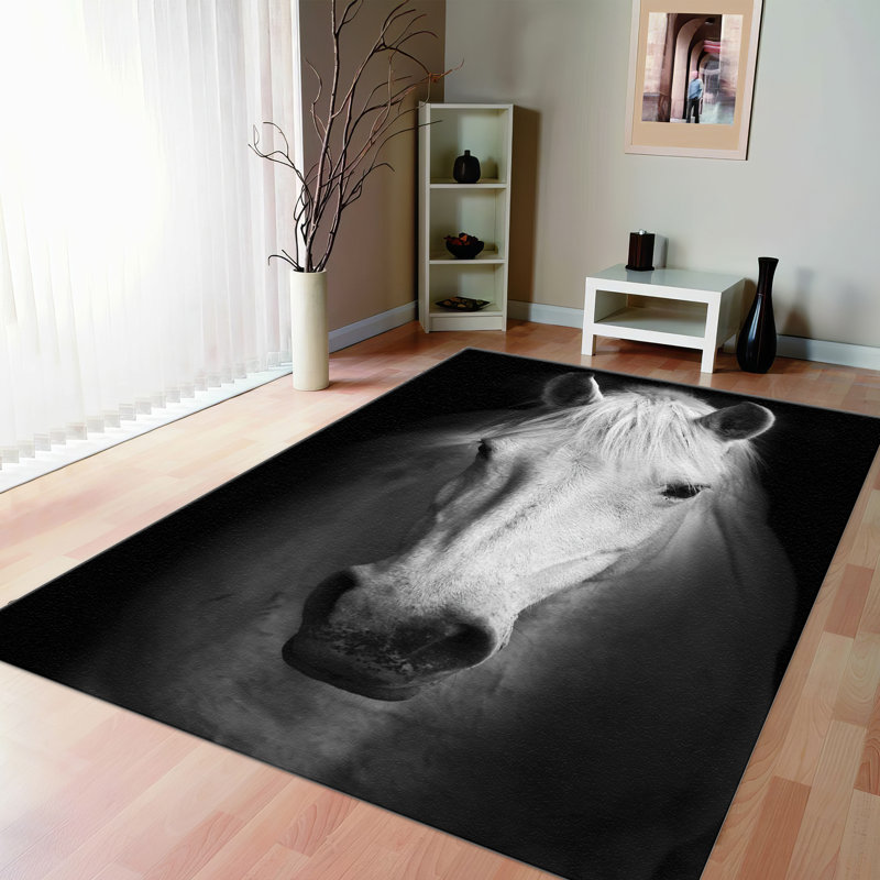 Non-Woven Thin Type Rug with a Printed Design of Delicate Floral Motifs in Neutral and Earthy Tones Ideal for Adding a Subtle Touch of Natural Beauty to Your Living Space