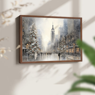 Chirstmas Art-CCCXXXIII -Framed Print - Restickable