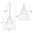 Jax 1-Light Rattan Pendant Light