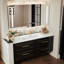 Armoire de salle de bain intégrée de style français rétro