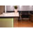 Candus Rectangle Glass Reception Desk