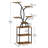 Flower Spike-Shaped Plant Stand Indoor with Grow Lights - 8 Tiered Tall Plant Shelf