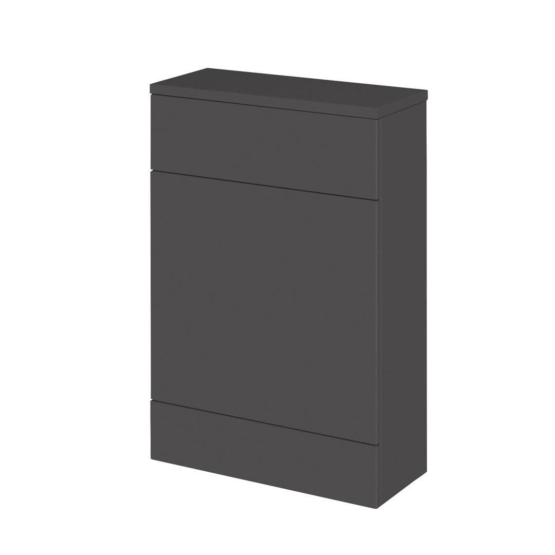 Hudson Reed Gloss Grey Fusion Compact Combination Toilet Unit With Worktop | | Mdf | 600Mm - Image 3