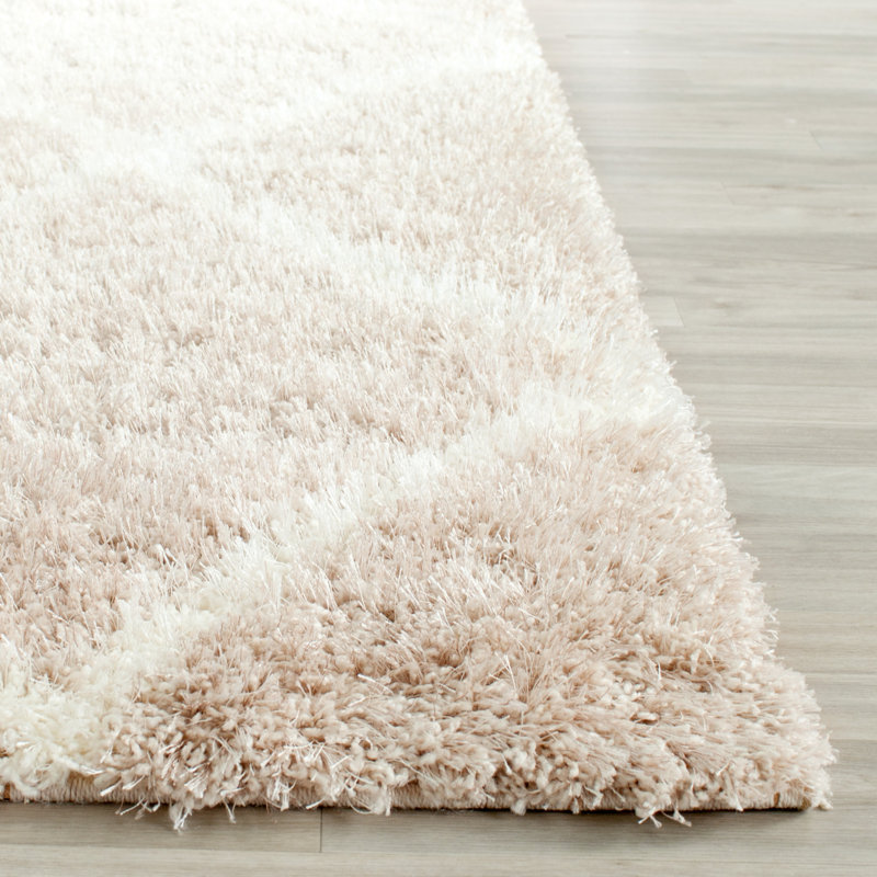 Amhold Shag Performance Geometric Rug, Rectangle 3' x 5'
