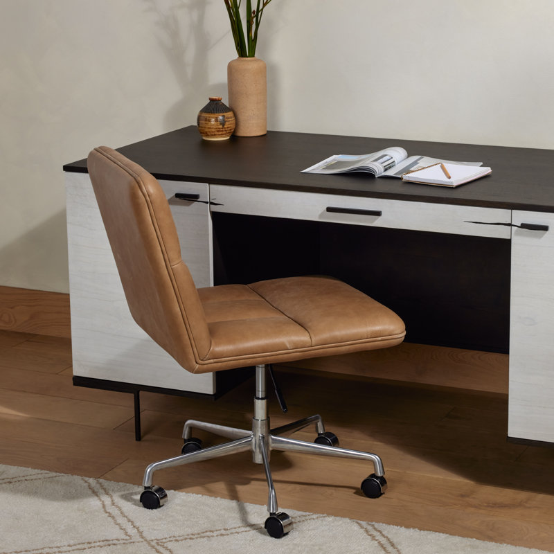 Sal Leather Swivel Task Chair
