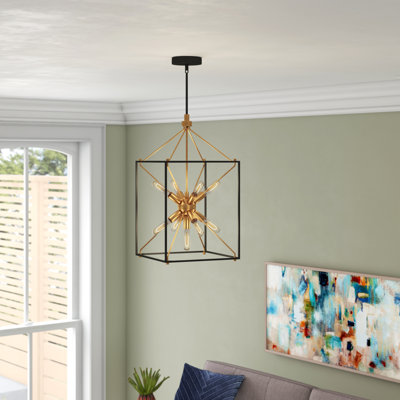 Lustre rustique 9 lumières Valentino