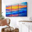 "Coucher de soleil hypnotique" sur toile-860493016