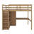 Huegel Full Size Loft Bed With Built-In Wardrobe, Desk And Drawers-1329557443