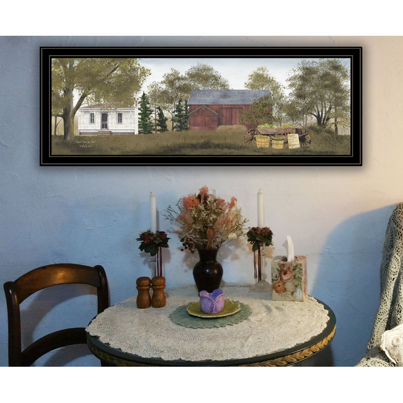 Sweet Corn for Sale Framed Wall Art for Living Room, Home Wall Decor by Billy Jacobs, Black Framed
