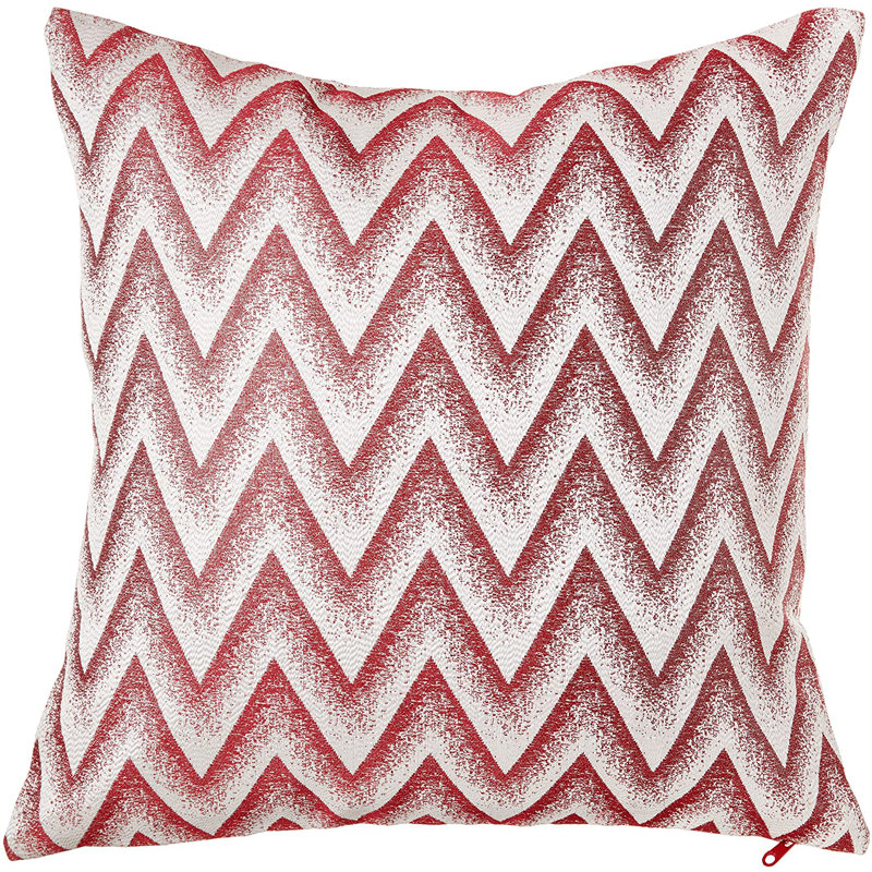 Housse de coussin décorative Indiana, Bourgogne, Housse de coussin seulement - sans coussin