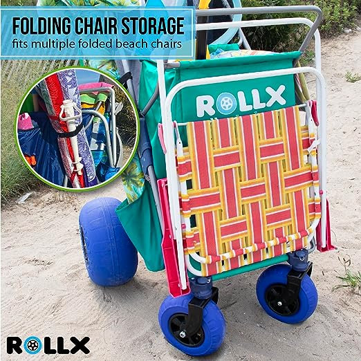Rollx Storage Cart, Seafoam