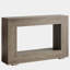 Console 47 po Farmhouse avec rangement - Table d'entrée rustique avec tablette ouverte