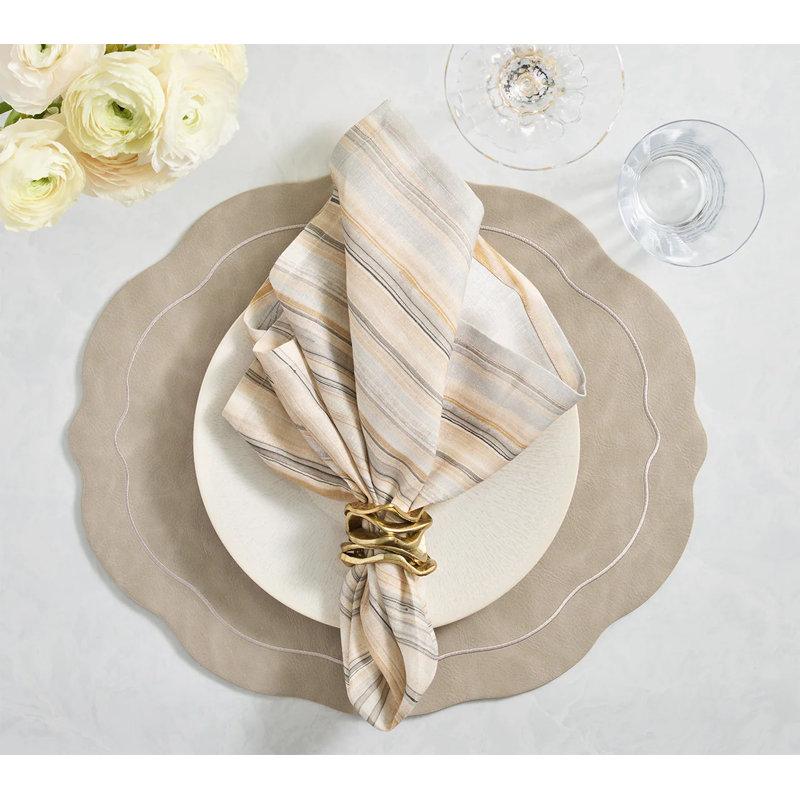 Flux Napkin Ring, Gold