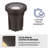 Colorscaping Low Voltage Integrated LED Metal Well Light-98587900